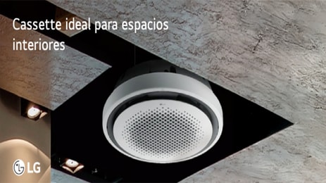 Cassette ideal para espacios interiores