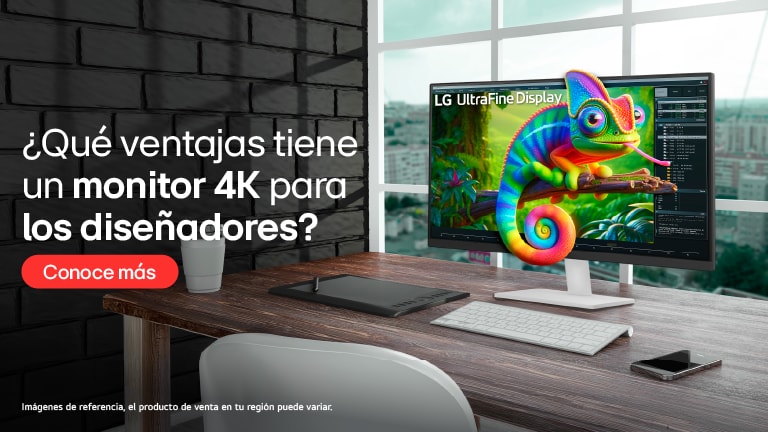 Que ventajas tiene un monitor 4K para los diseñadores