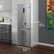 Nevera LG GB37SPP Encaje perfecto en cocina