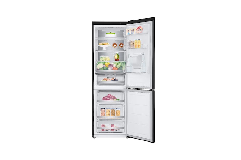 Puertas abiertas Nevera Congelador Inferior LG GB37SPV