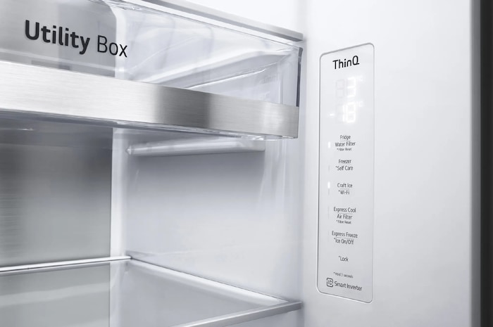 Control de temperatura nevera Nevecon Side By Side InstaView Door-In-Door LG GS66SXSC