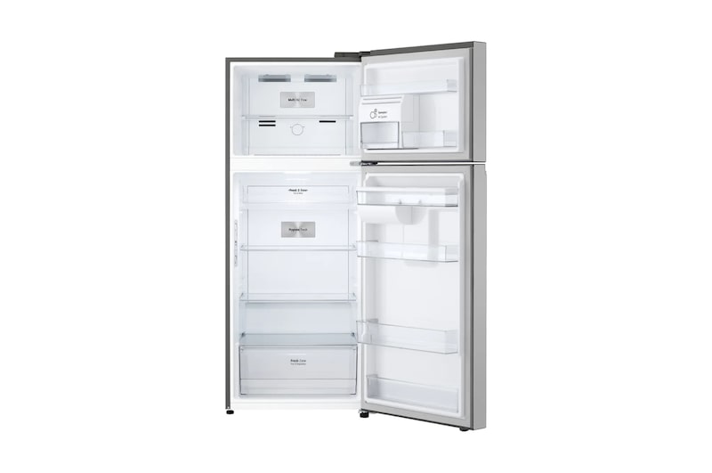 Nevera LG VT40APYC con puertas abiertas