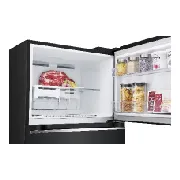 Top door open view with food