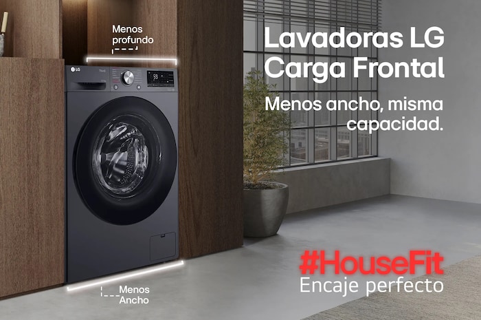 lavadora y secadora en espacio de lavado