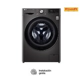 Lavadora carga Frontal 2 en 1-14Kg/30lbs- AIDD-Negro Acero WD14BVC2S6 