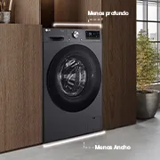 Lavadora LG encaje perfecto en zona de lavado