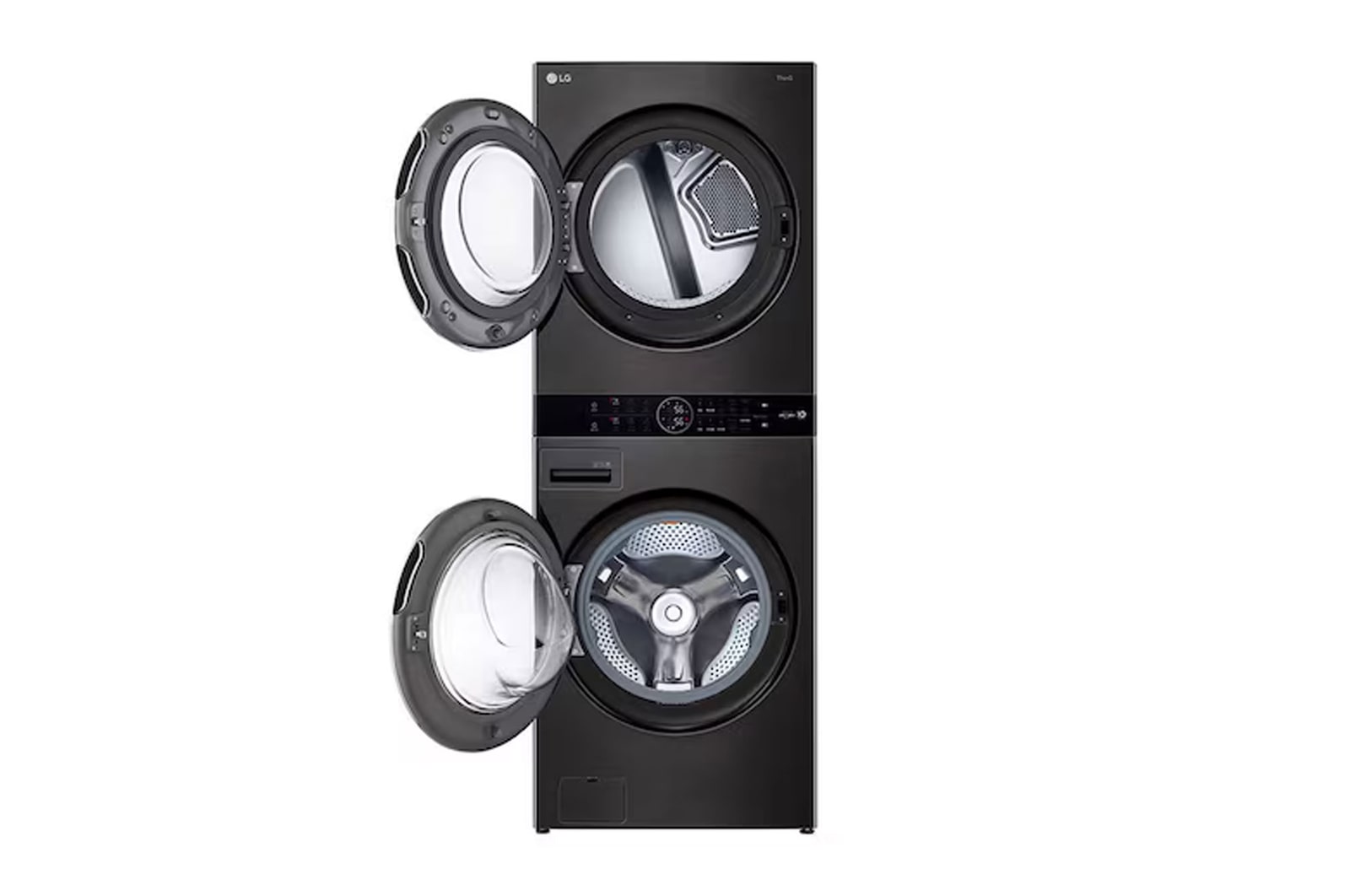 LG WashTower, WK25BS6, Door Open