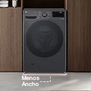 Lavadora LG wo16mg2s6p, encaje perfecto en zona de lavado