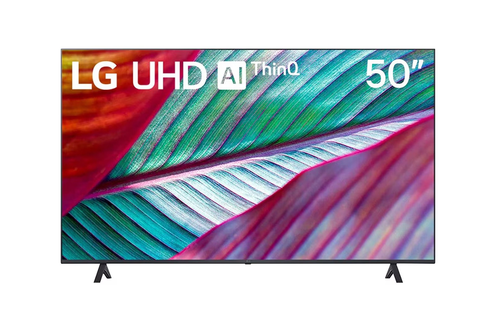 Televisor LG 4K UHD, vista forntal