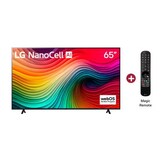 TV LG 65 Pulgadas NanoCell 4K - 65NANO80TSA -Más de 160 canales gratuitos