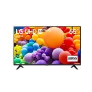 Front view of LG UHD TV, UT73