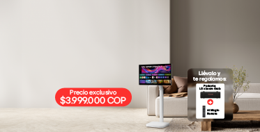 Promo Smart Monitor más parlante LG xboom Grab
