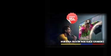 Conviértete en parte de la tribuna TVs LG