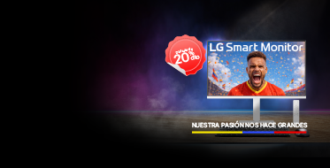 Banner promocional monitor mundial LG
