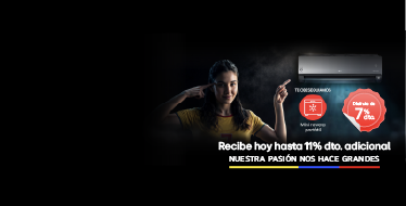 Banner promocional de Aires LG 