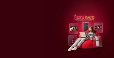 Banner promo Hot Days LG hasta el 20% de descuento 