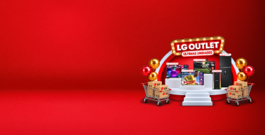 Banner promocional OUTLET LG