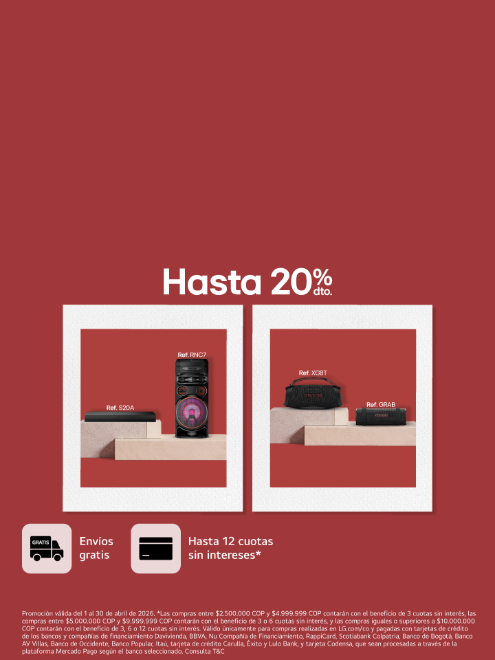 Promo LG Members de TVs y Audio LG