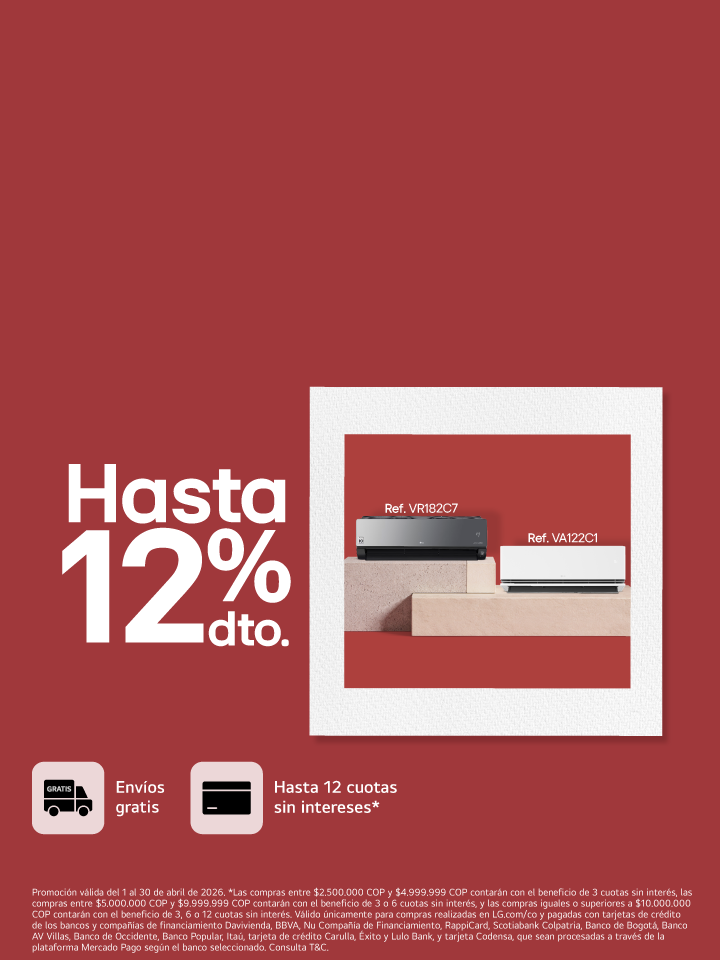 Promo LG Members de Aire Acondicinado y Monitores