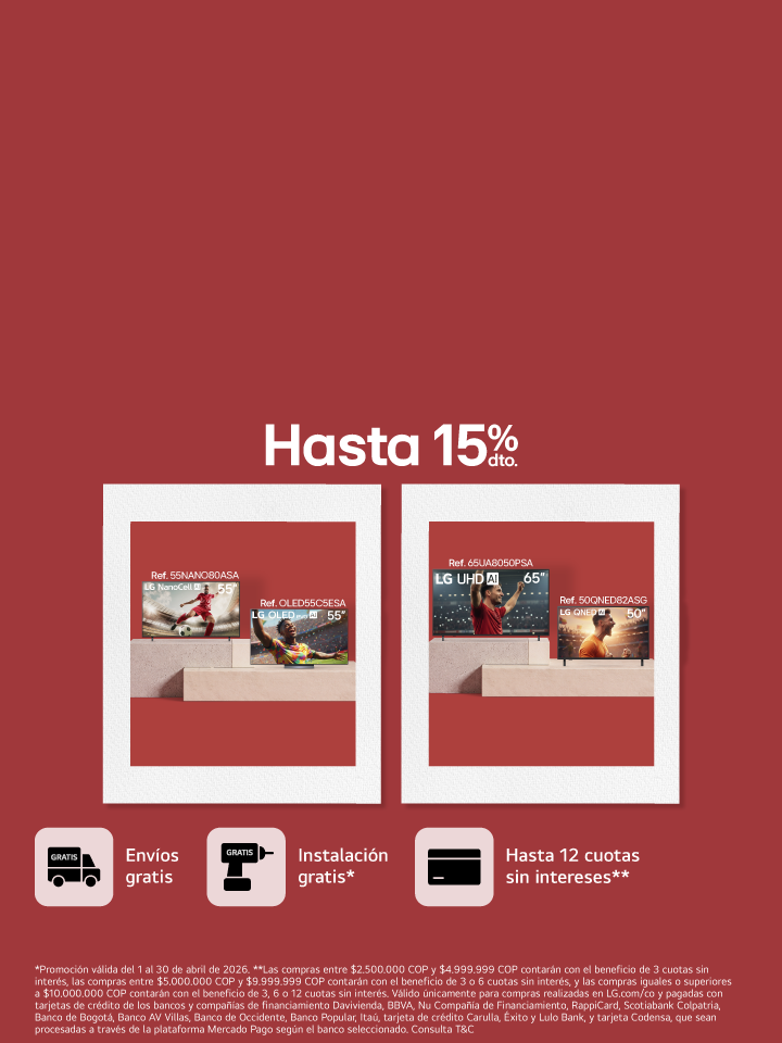 Promo LG Members de TVs y Audio LG