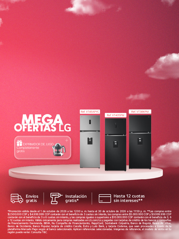 Banner Mega Ofertas LG 
