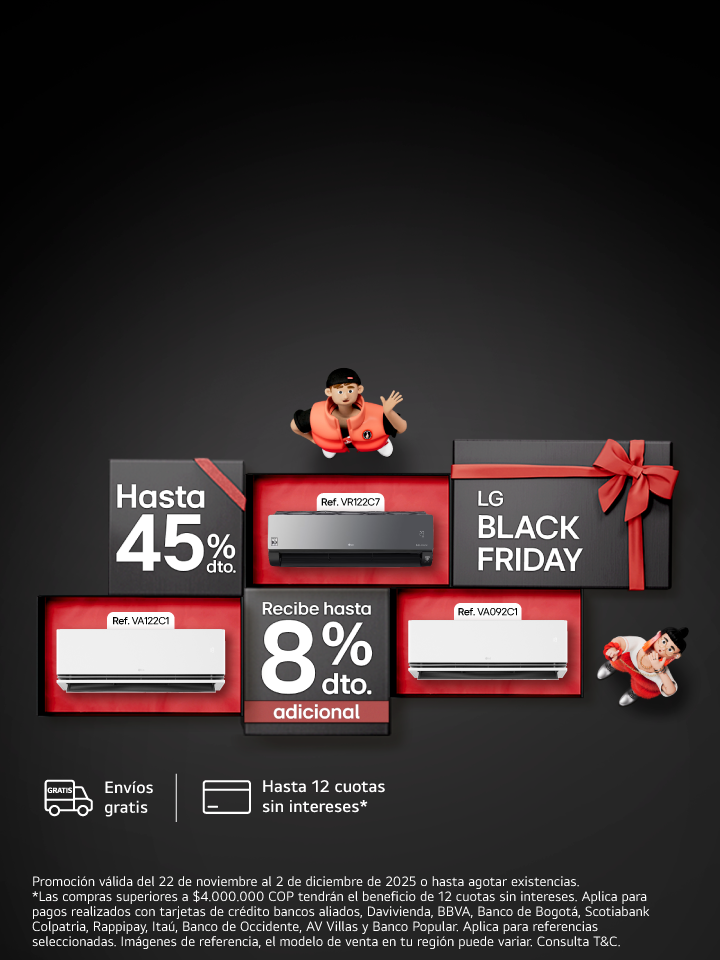 Monitores y Proyectores LG con un Regalo Grande Black Friday