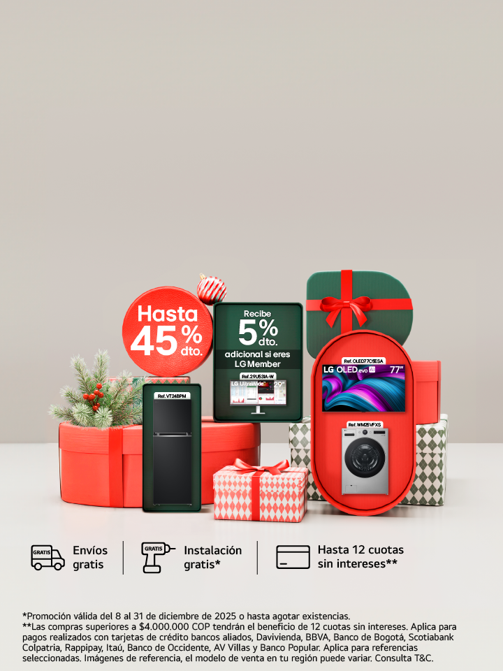 banner promocional promo electrodomésticos LG