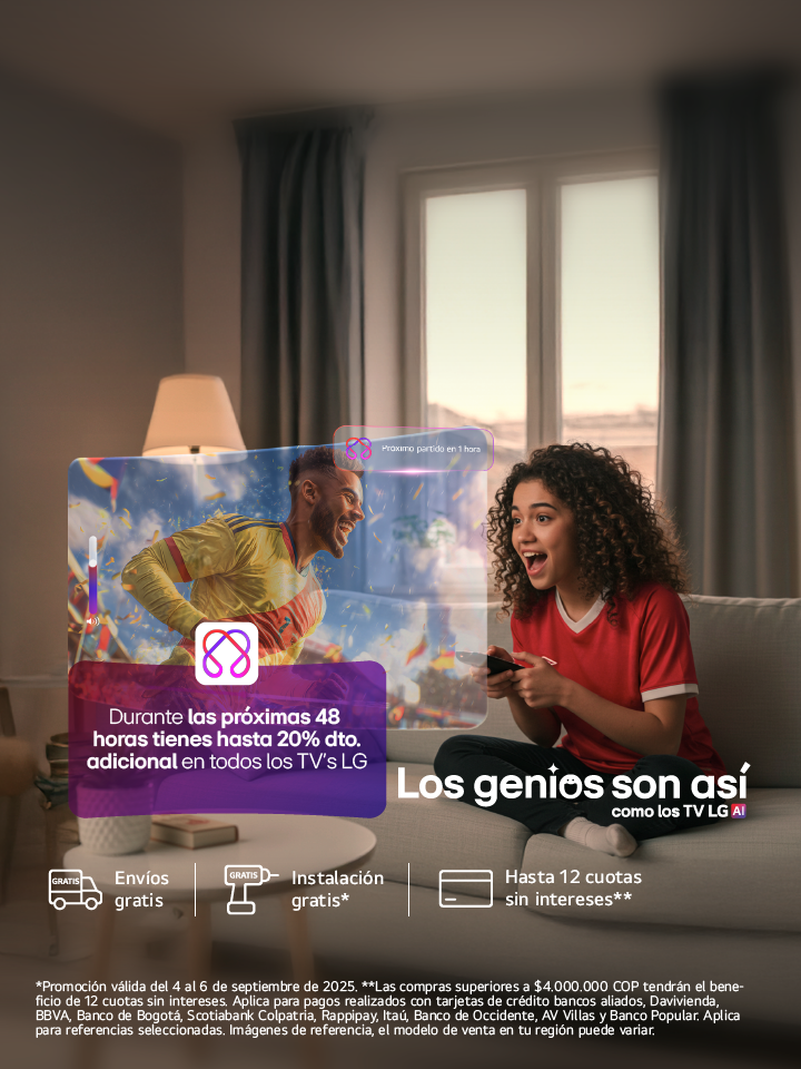 Ganó Colombia con TV LG