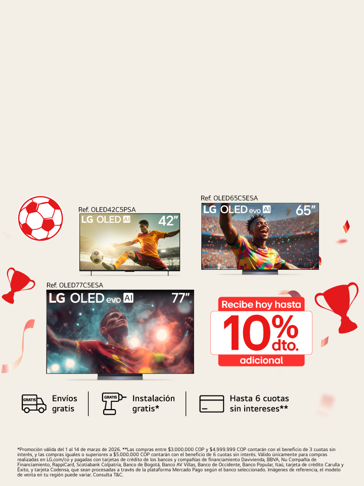 banner promocional OLED WEEK, promoción de TVs LG