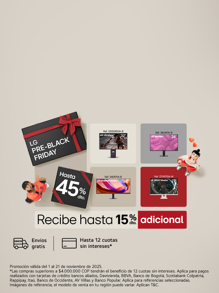 Descubre el Pre Black de monitores hasta el 45% de descuento