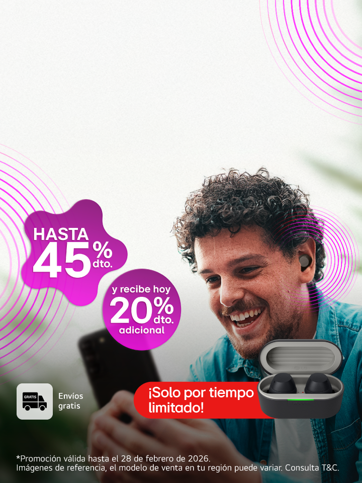 banner promocional audífonos LG