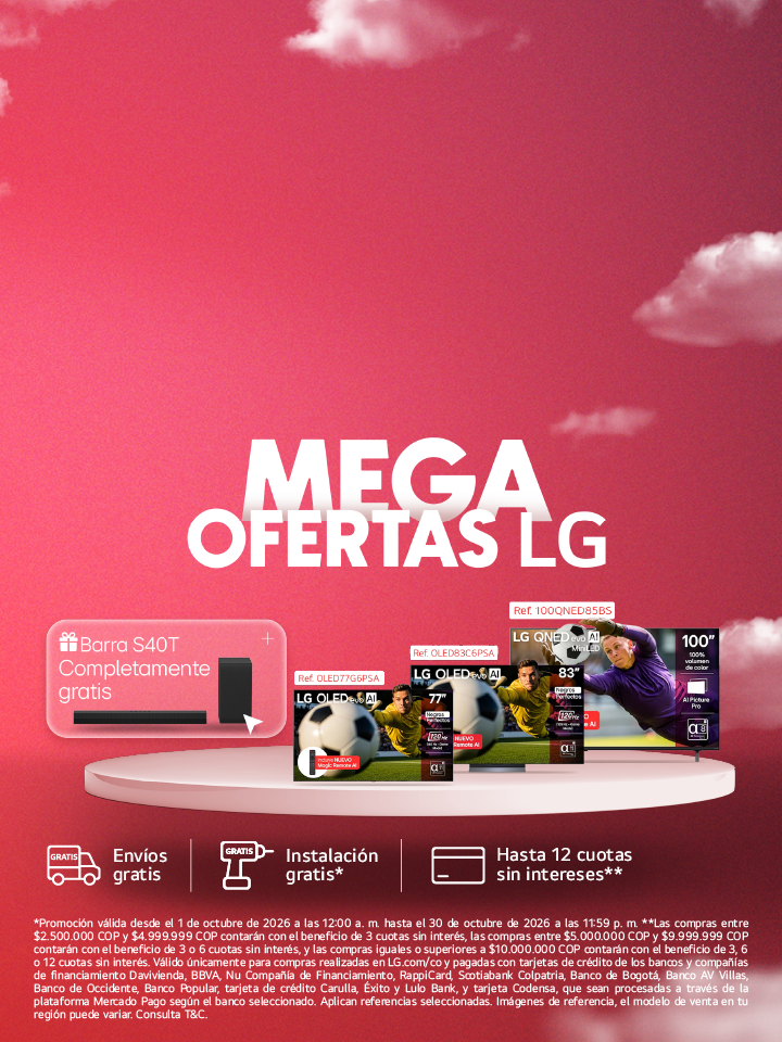 Pormo Mega Ofertas Televisión más barras de sonido