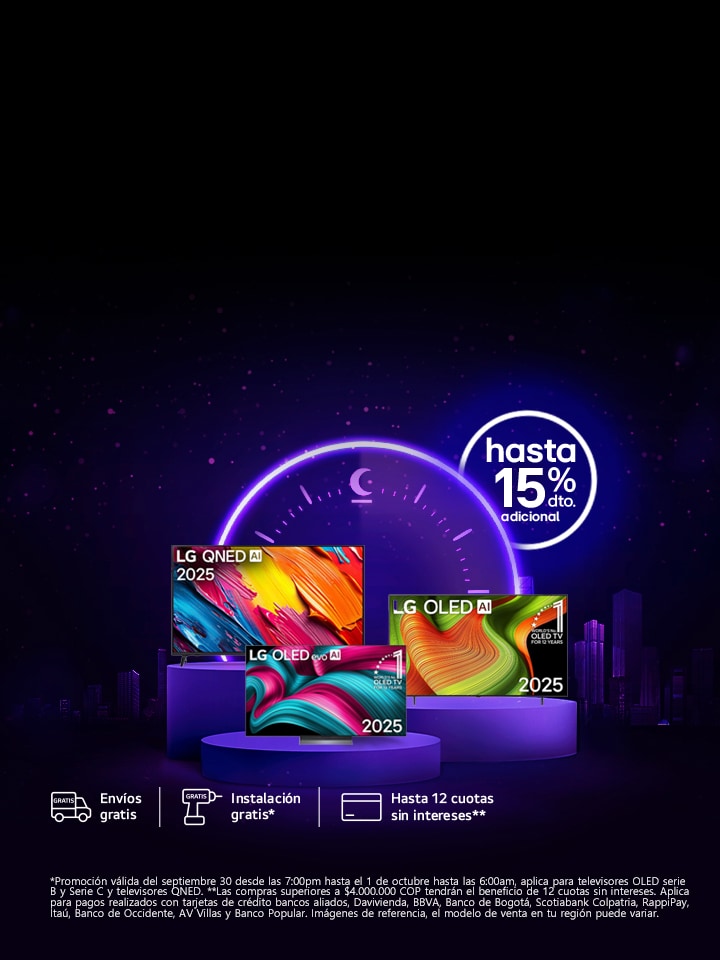 Night Sale LG televisores