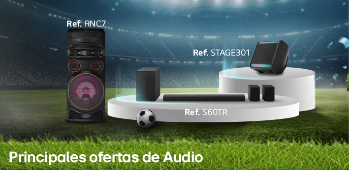 Banner promocional Audio LG