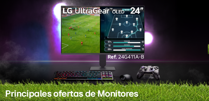 Banner promocional Monitores LG