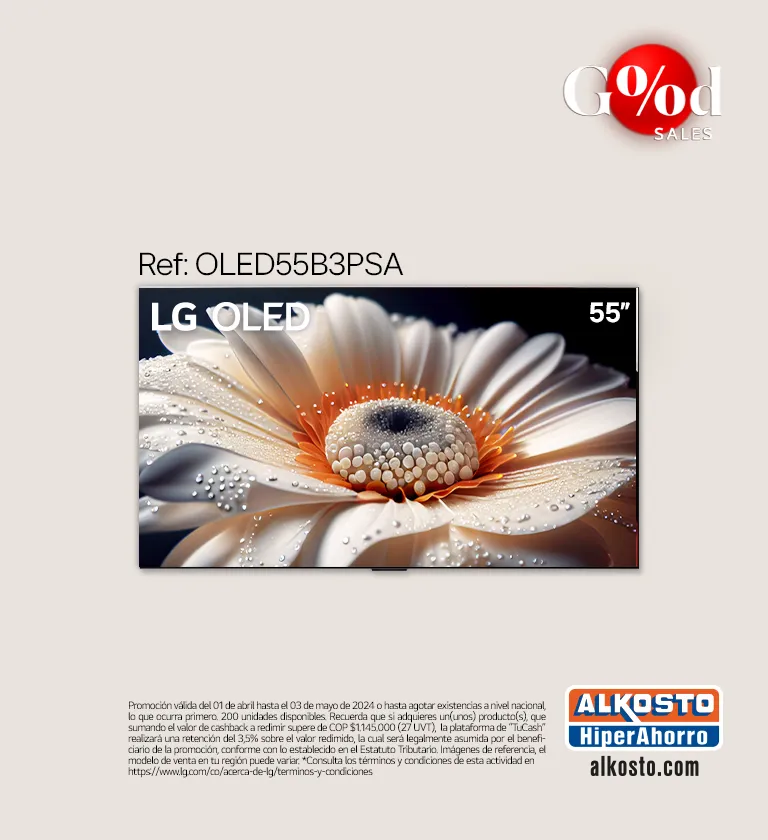 ¡Queremos darte mucho más por comprar tu TV LG OLED!