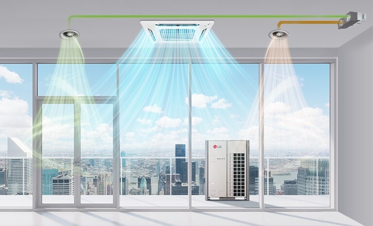 An image of monitoring CO2 levels indoors.