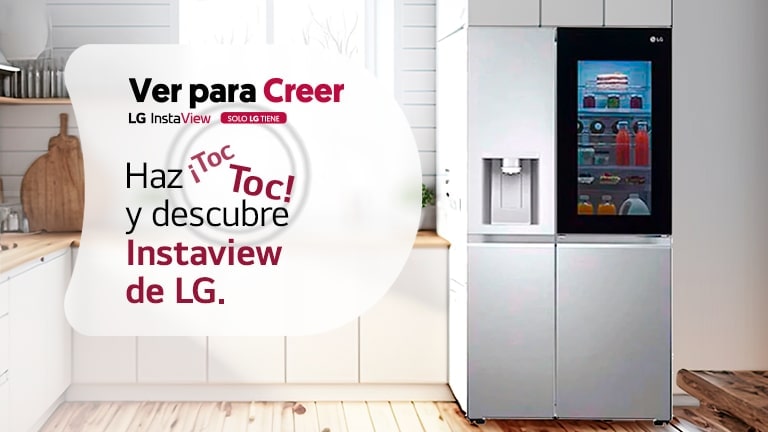 Descubre la tecnología InstaView de los Nevecones LG.