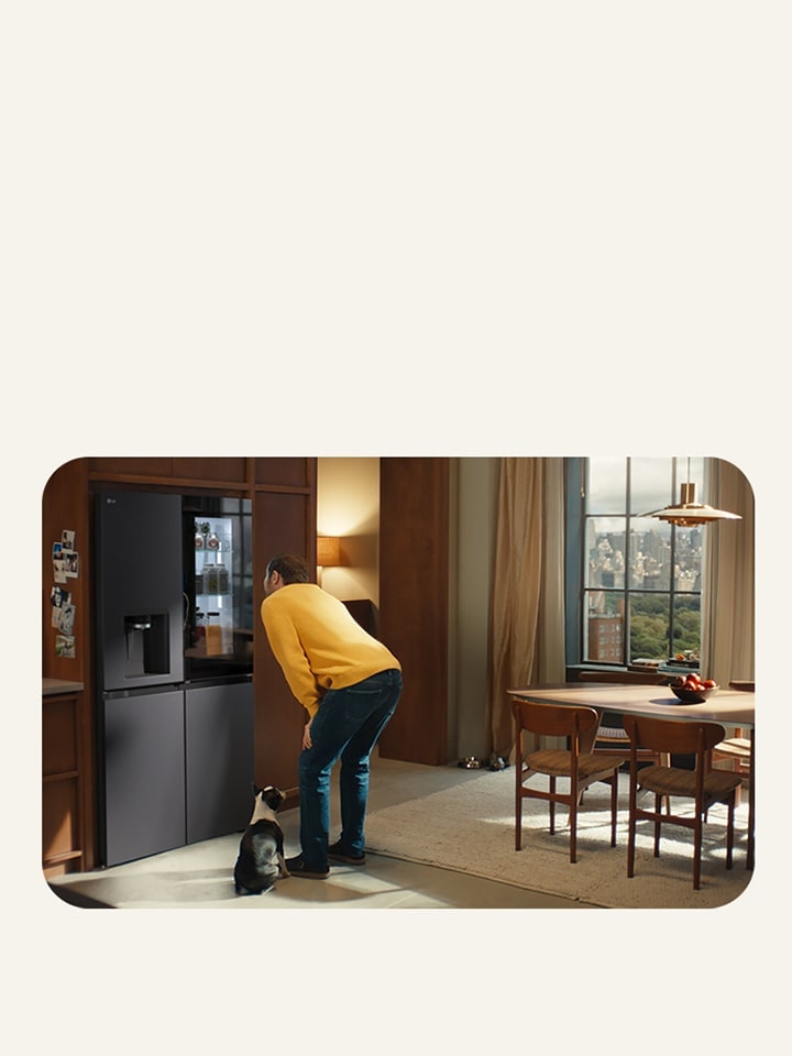 LG InstaView® Toca dos veces y mira el interior