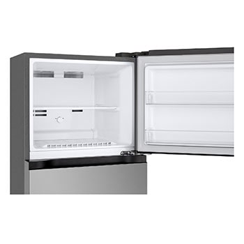Temperature control view of 217L Top Freezer Refrigerator Essence Matte Black with LinearCooling and Deodorizer.