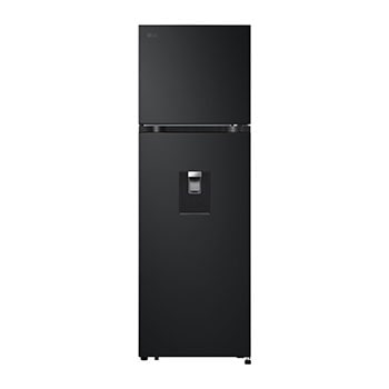 Vista frontal de Nevera LG 264L Negro Mate LinearCooling VT26KPM
