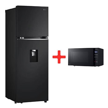 Vista frontal de Combo Nevera - DoorCooling - 334lts & Microondas - 20lts - NeoChef VT34KPM.MS2032G