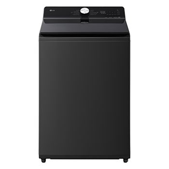 Vista frontal de Lavadora LG Carga Superior 23Kg Negro AIDD EasyUnload WT23NBTX6P