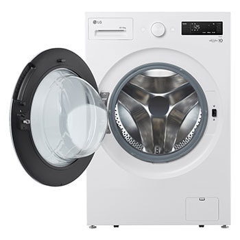 Vista frontal de Lavadora Carga Frontal -20kg/44lbs - AIDD - Compacta Gris Grafito, WO20EGNTS6P, WO20EGNTS6P