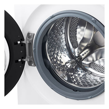 Vista frontal de Lavadora Carga Frontal -20kg/44lbs - AIDD - Compacta Gris Grafito, WO20EGNTS6P, WO20EGNTS6P