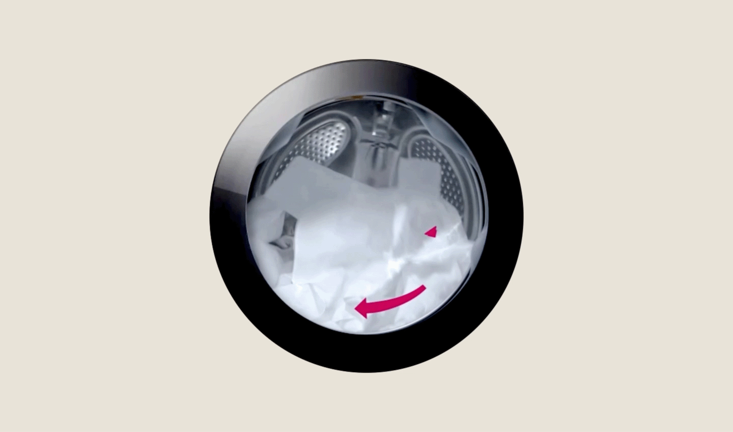 Movimiento de lavado en golpear