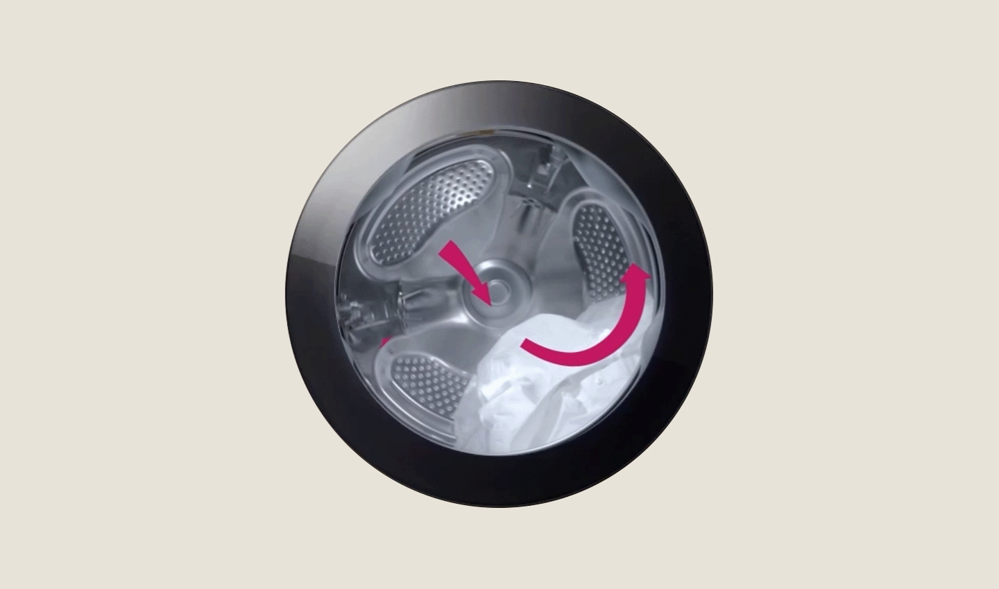 Movimiento de lavado en oscilar