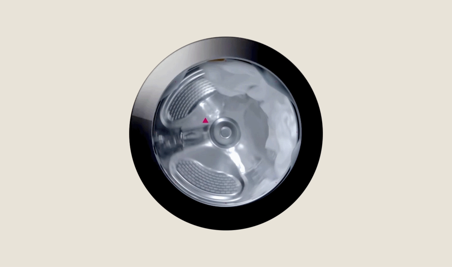 Movimiento de lavado en filtrar