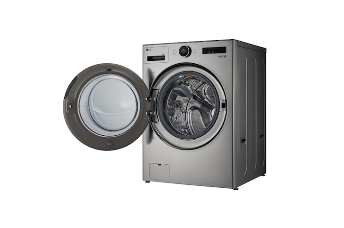Perfil con tapa abierta Vista frontal Lavadora Carga Frontal LG WM25VFXS