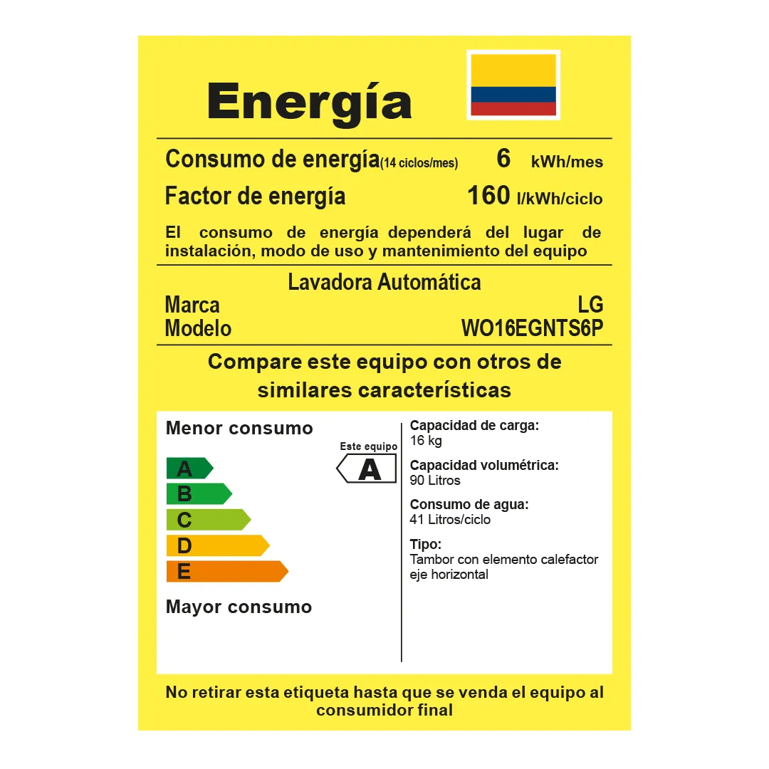 Retiq modelo wo16egnts6p